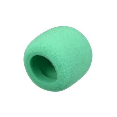 Harfington Uxcell Thicken Sponge Foam Mic Cover Handheld Microphone Windscreen Green for KTV
