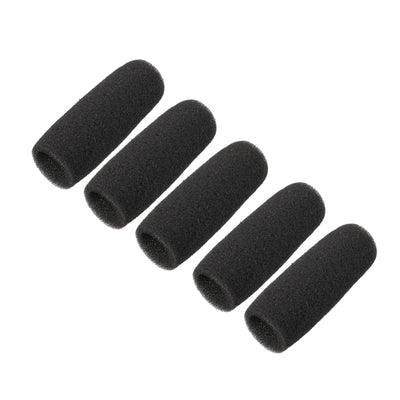 Harfington Uxcell 20PCS Sponge Foam Mic Cover Conference Microphone Windscreen Shield Protection Black 72mm Long
