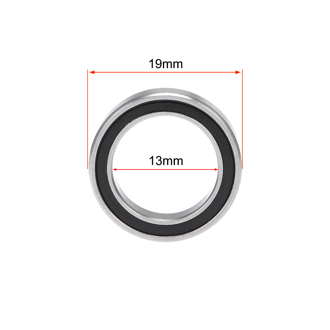 uxcell Uxcell Deep Groove Ball Bearing Metric Double Shield Chrome Steel P0 Z1