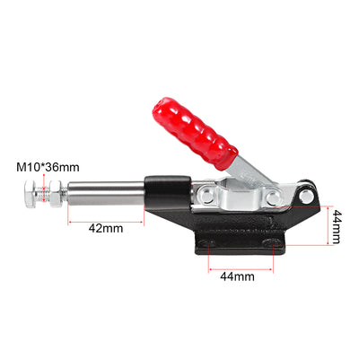 Harfington Uxcell Hand Tool Pull Push Action Toggle Clamp Quick-Release Clamp 850 lbs/386kg Holding Capacity 42mm Stroke