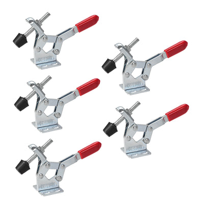 Harfington Uxcell 5 Pcs Hand Tool Vertical Toggle Clamp Quick Release Clamp 65 Lbs/30kg