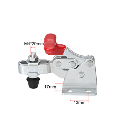 Harfington Uxcell 2 Pcs Hand Tool Vertical Toggle Clamp Quick Release Clamp 150 lbs/68kg