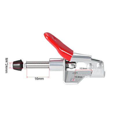 Harfington Uxcell Hand Tool Pull Push Action Toggle Clamp Quick Release Clamp 100 lbs/45kg Holding Capacity 16.7mm Stroke