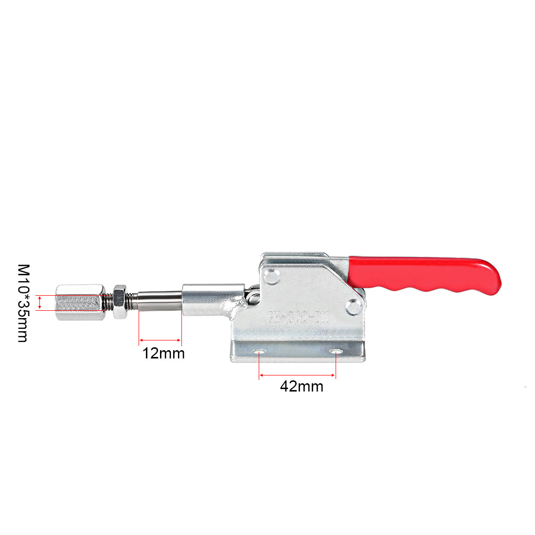 uxcell Uxcell Hand Tool Pull Push Action Toggle Clamp Quick Release Clamp 370 lbs/170kg Holding Capacity 12mm Stroke