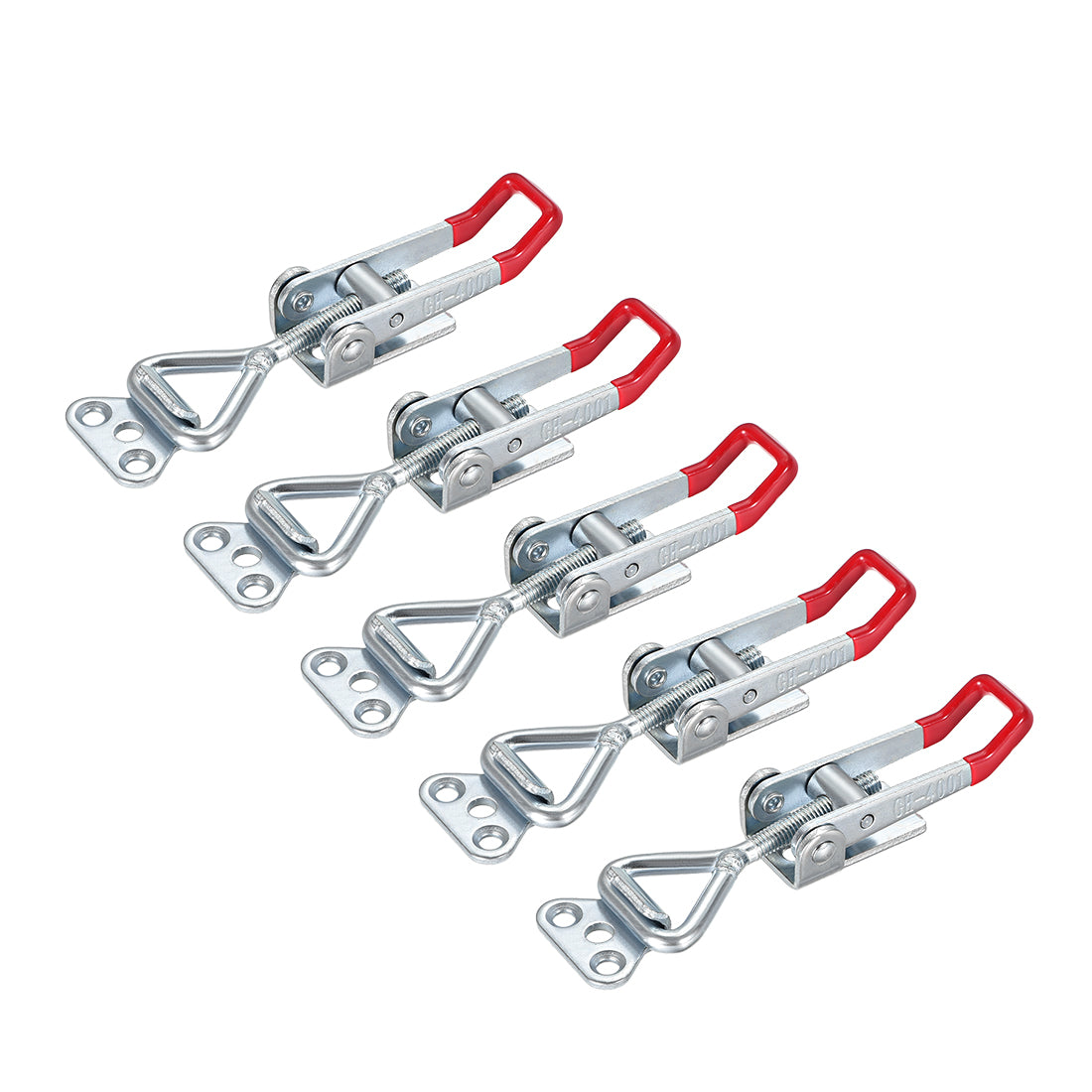 uxcell Uxcell 5 Pcs Hand Tool Latch Action Toggle Clamp Quick Release Clamp 330 lbs/150kg Holding Capacity