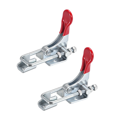 Harfington Uxcell 2 Pcs Hand Tool Latch Action Toggle Clamp Quick Release Clamp 700 lbs/320kg Holding Capacity