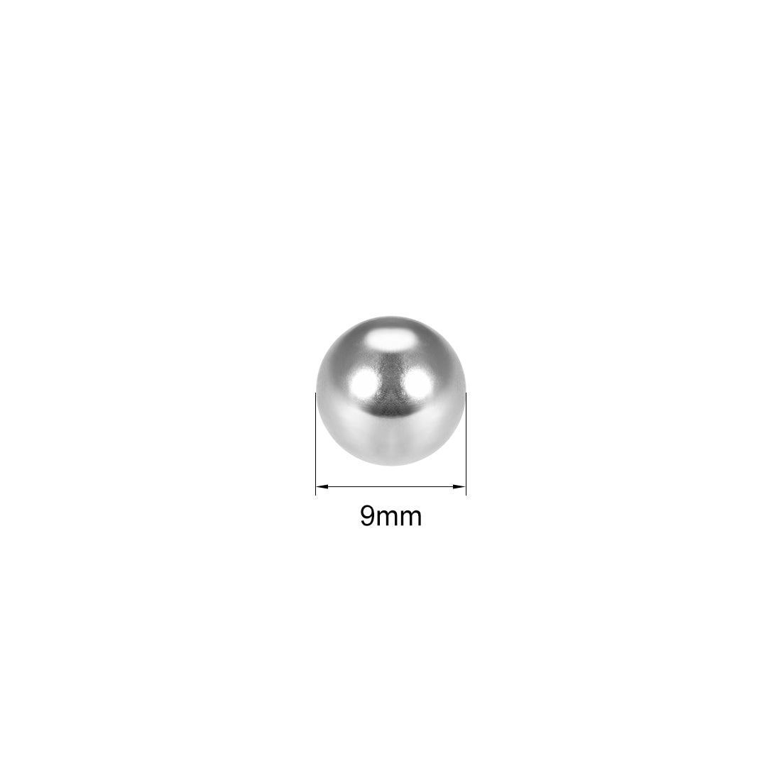 uxcell Uxcell 9mm Precision Chrome Steel Bearing Balls G25 25pcs