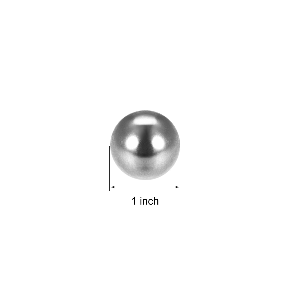 uxcell Uxcell Precision Balls 1-1/8" Solid Chrome Steel G25 for Ball Bearing Wheel