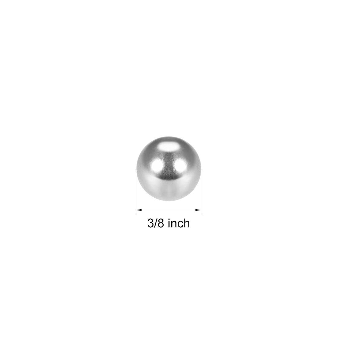 uxcell Uxcell 3/8 Inch Precision Chrome Steel Bearing Balls G25 25pcs