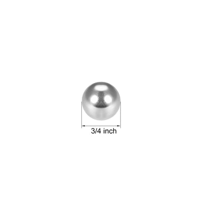 Harfington Uxcell Precision Balls 1" Solid Chrome Steel G25 for Ball Bearing Wheel 5pcs