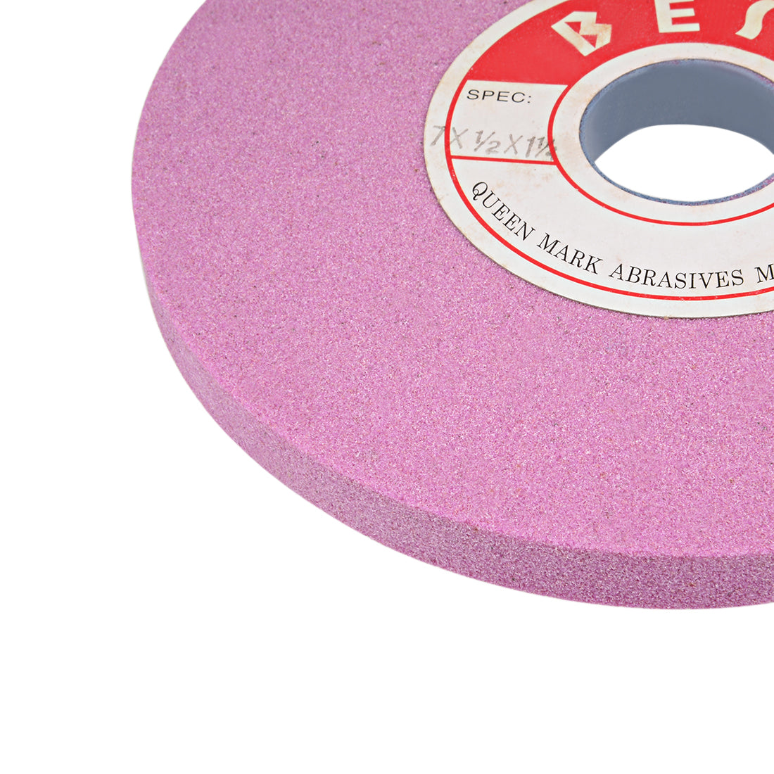Uxcell Uxcell 7-Inch Bench Grinding Wheels Pink Aluminum Oxide PA 60 Grit for Surface Grinding