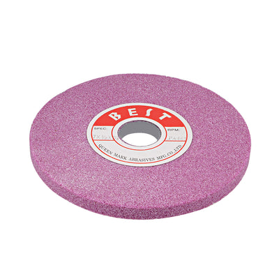 Harfington Uxcell 7-Inch Bench Grinding Wheels Pink Aluminum Oxide PA 60 Grit for Surface Grinding