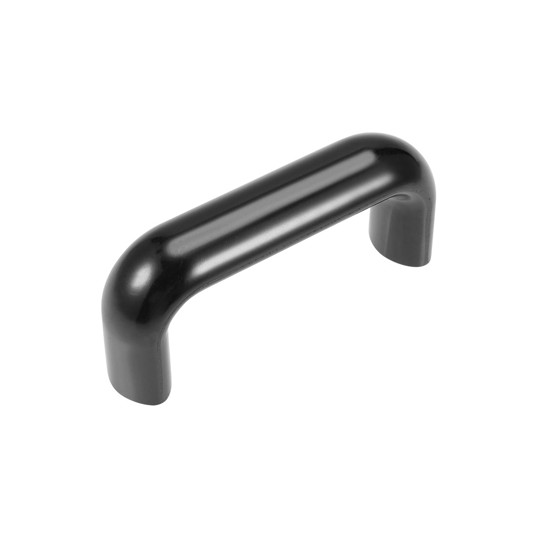 uxcell Uxcell Bakelite Plastic Pulls Handle 90mm Hole Centers Black for Industrial Machine, M8 Thread