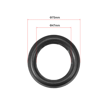 Harfington Uxcell 3"  3 inches Speaker Foam Edge Surround Rings Replacement Parts for Speaker Repair or DIY