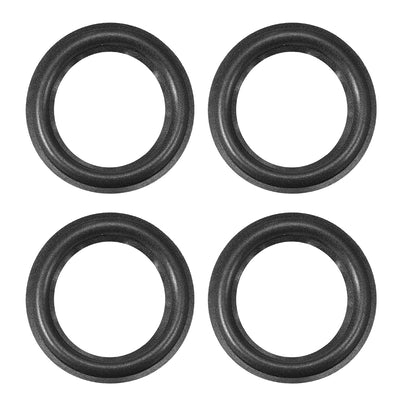 uxcell Uxcell 3"  3 Inches Foam Edge Surround Rings Replacement Parts for Repair or DIY 4pcs