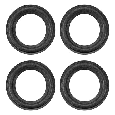 Harfington Uxcell 2.5"  2.5 Inches Foam Edge Surround Rings Replacement Parts for 4pcs