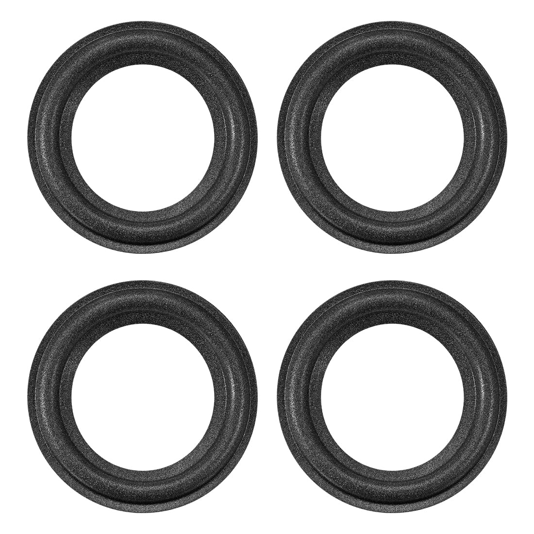 uxcell Uxcell 2.5"  2.5 Inches Foam Edge Surround Rings Replacement Parts for 4pcs