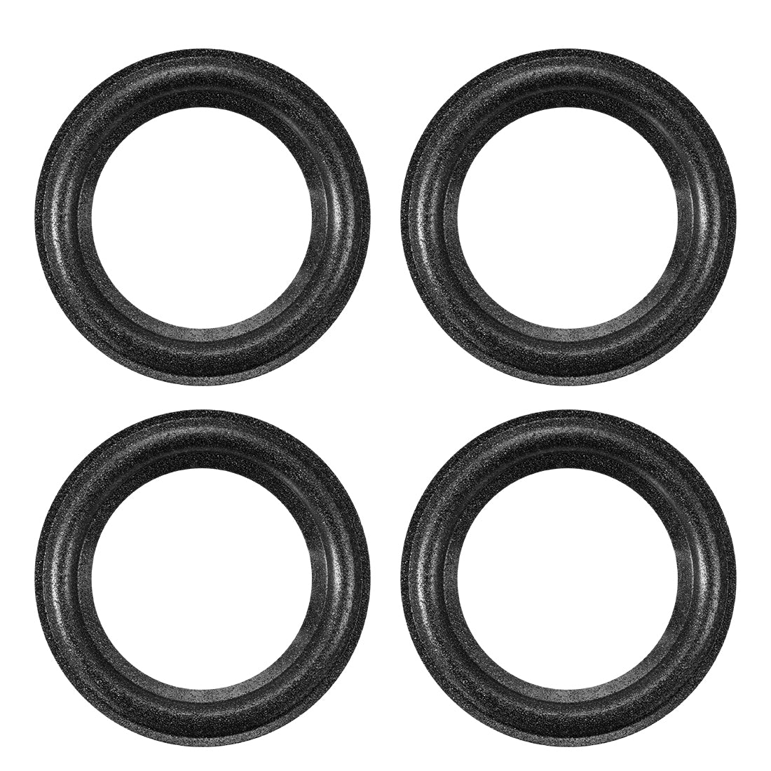 uxcell Uxcell 2"  2 inches Speaker Foam Edge Surround Rings Replacement Parts for Speaker Repair or DIY 4pcs