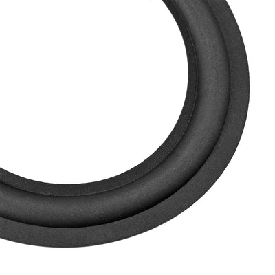 Harfington Uxcell 4.5" 4.5 inch Speaker Rubber Edge Surround Rings Replacement Part for Speaker Repair or DIY 2pcs