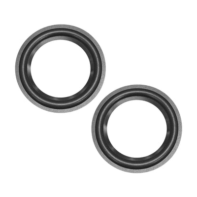 Harfington Uxcell 4.5" 4.5 inches Speaker Foam Edge Surround Rings Replacement Parts for Speaker Repair or DIY 2pcs