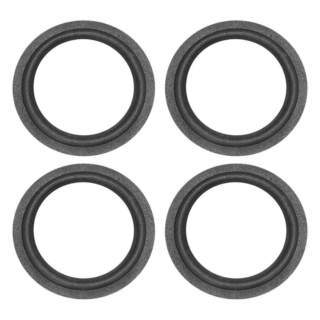 uxcell Uxcell 4.5" 4.5 inch Speaker Foam Edge Surround Rings Replacement Part for Speaker Repair or DIY 4pcs