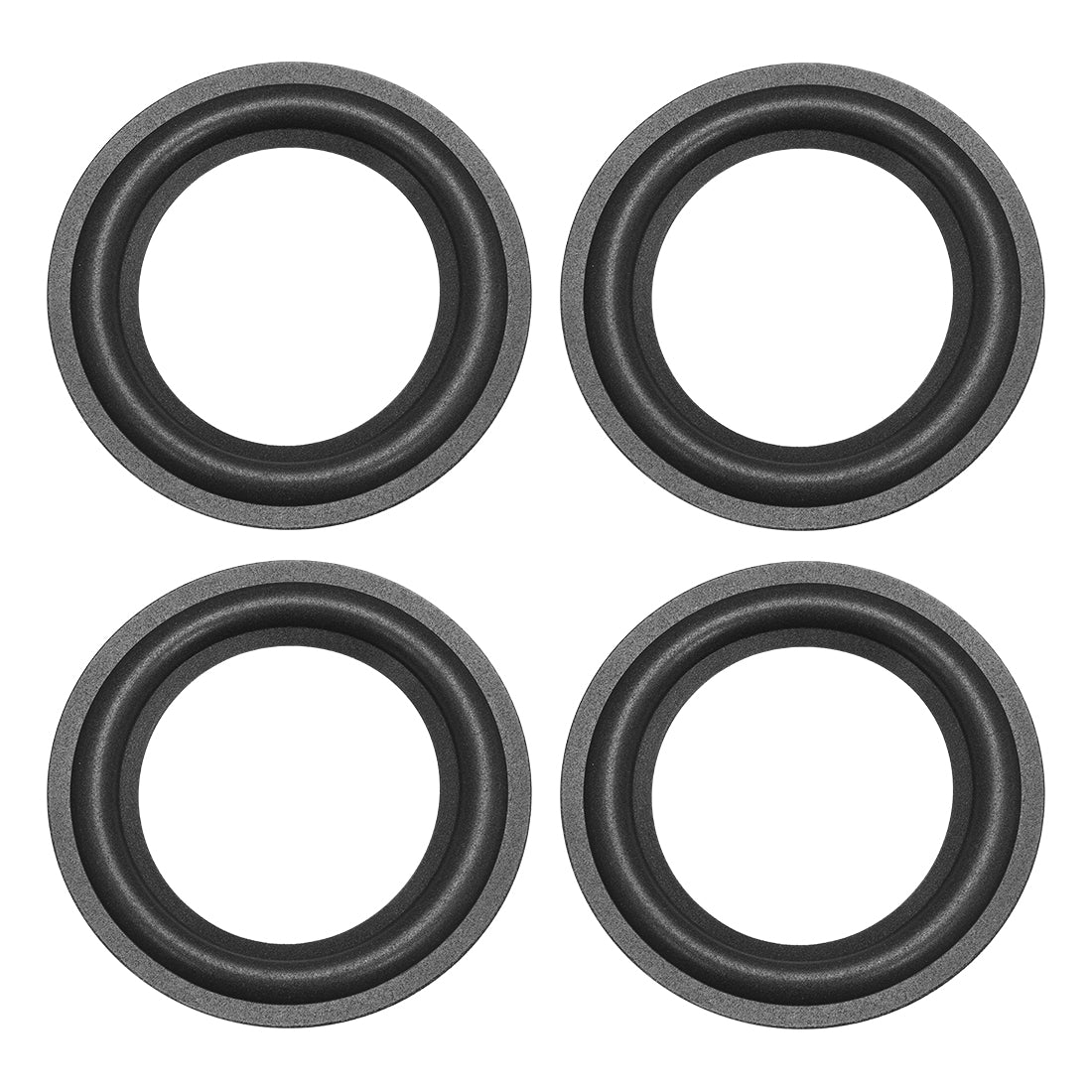 uxcell Uxcell 4.5" 4.5 inch Speaker Foam Edge Surround Rings Replacement for Speaker Repair or DIY 4pcs