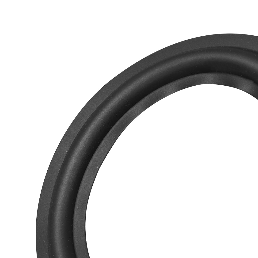 uxcell Uxcell 5" 5inch Rubber Edge Surround Rings Replacement Part for Repair or DIY 2pcs