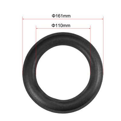 Harfington Uxcell 6.5" 6.5 inches Speaker Foam Edge Surround Rings Replacement Parts for Speaker Repair or DIY 4pcs