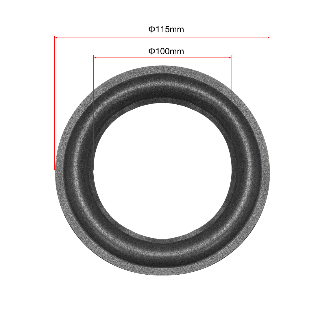 uxcell Uxcell 6.5 inch Speaker Foam Edge Surround Rings Replacement Part for Speaker Repair or DIY