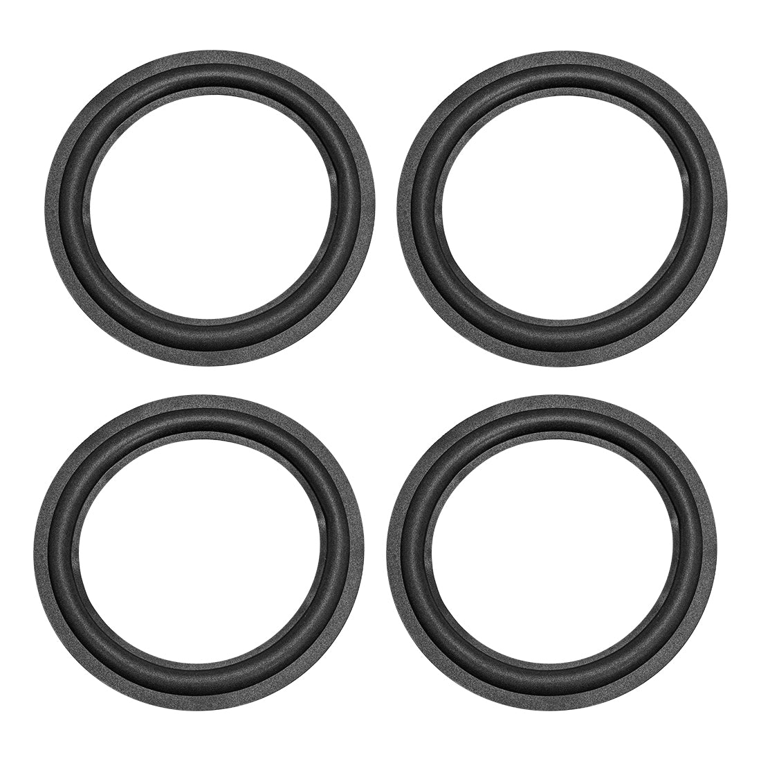 uxcell Uxcell 155mm Speaker Foam Edge Surround Replacement Part for Speaker Repair or DIY  4pcs