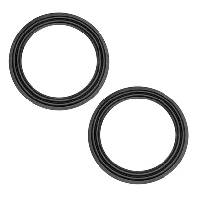 Harfington Uxcell 10 inch Speaker Cloth Edge Surround Rings Replacement Parts for Speaker Repair or DIY 2pcs