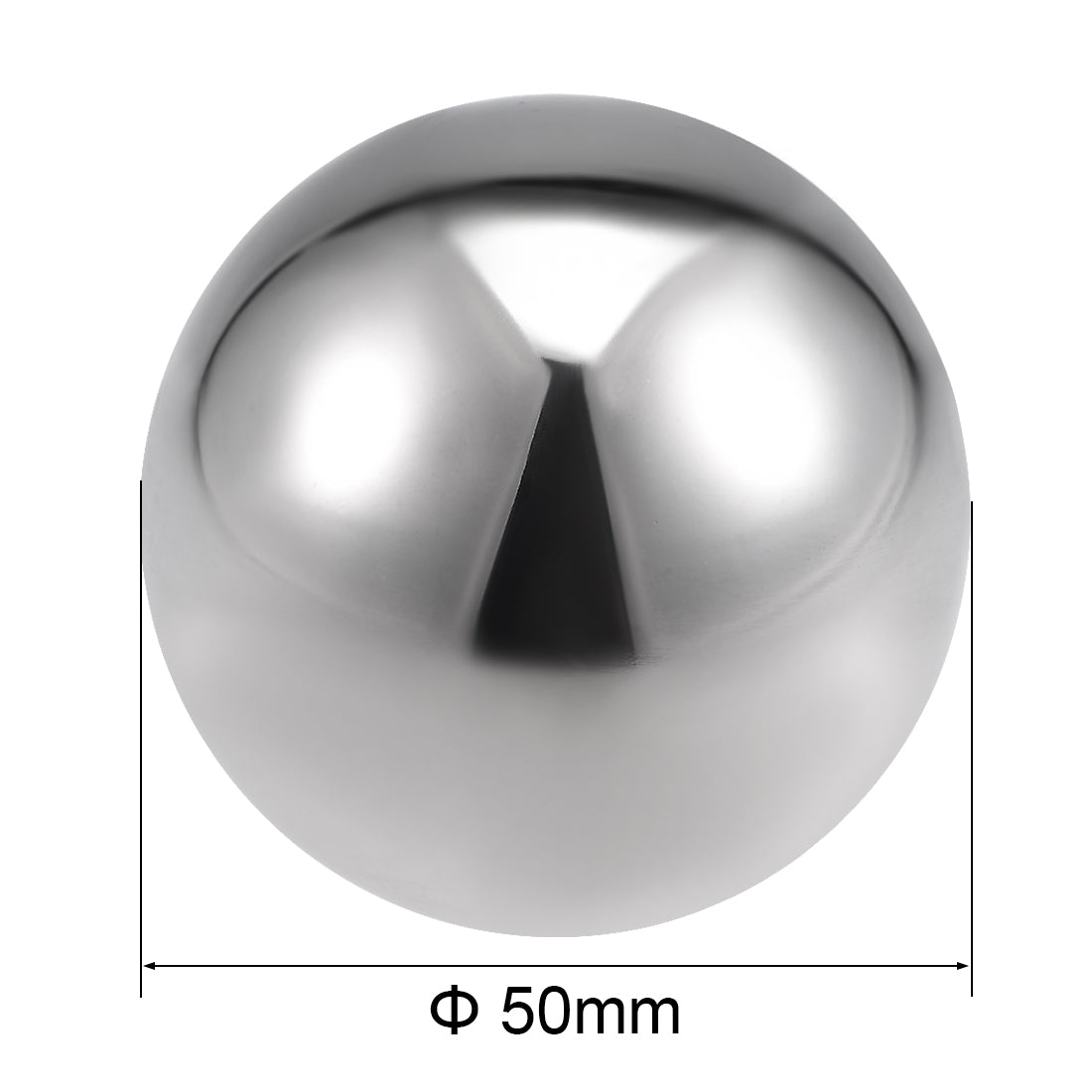 Uxcell Uxcell 41mm(1.61") Dia 304 Stainless Steel Hollow Ball for Home Garden Decoration 16pcs