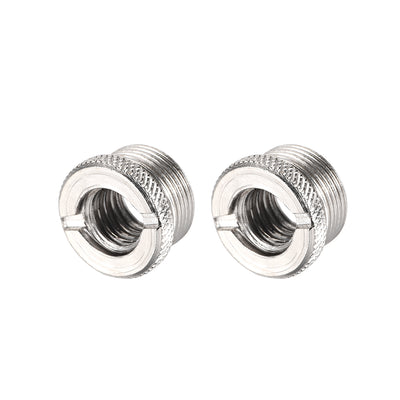 Harfington Uxcell 3/8” Female To 5/8" Male Threaded Screw Adapter For Microphone Stand 2pcs