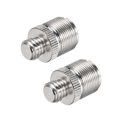 Harfington Uxcell 3/8” Male To 5/8" Male Threaded Screw Adapter For Microphone Tripod Stand 2pcs