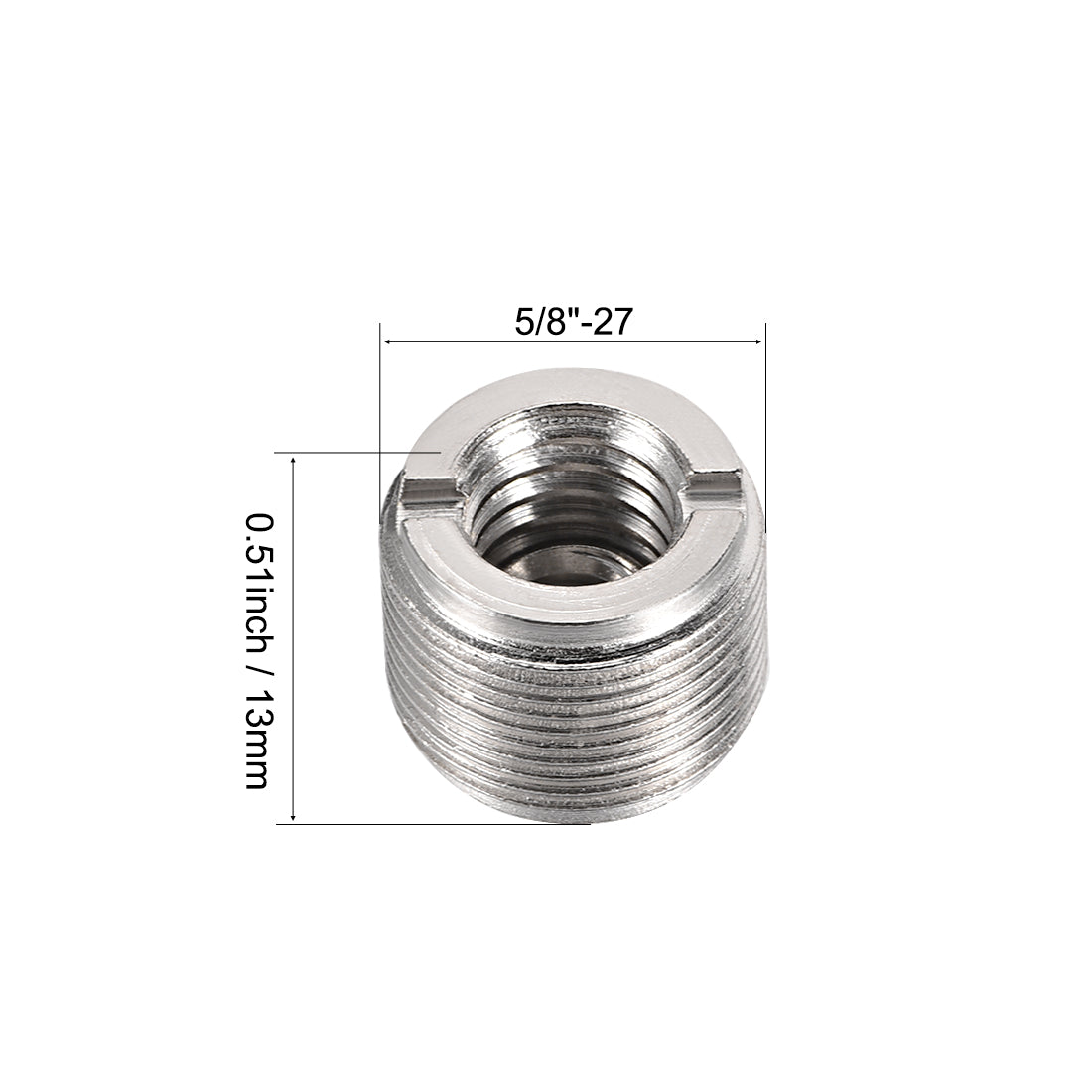 uxcell Uxcell 1/4” Female To 5/8" Male Threaded Screw Adapter For Microphone Tripod Stand 1pcs
