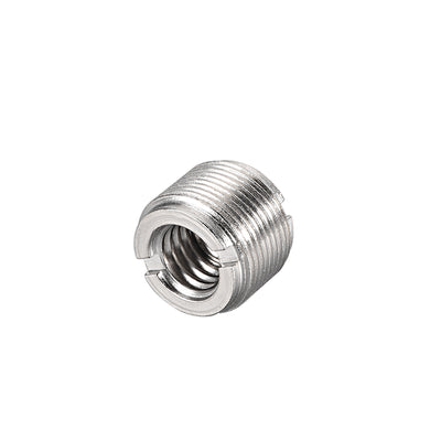 Harfington Uxcell 1/4” Female To 5/8" Male Threaded Screw Adapter For Microphone Tripod Stand 1pcs