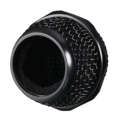 Harfington Uxcell Black Microphone Ball Head Mesh Grill Metal Windscreen with Inner Foam Filter for BETA58 BETA58A SM58LC SM58S SA-M30 SV100 UT2 PGX24 SLX2 SLX4