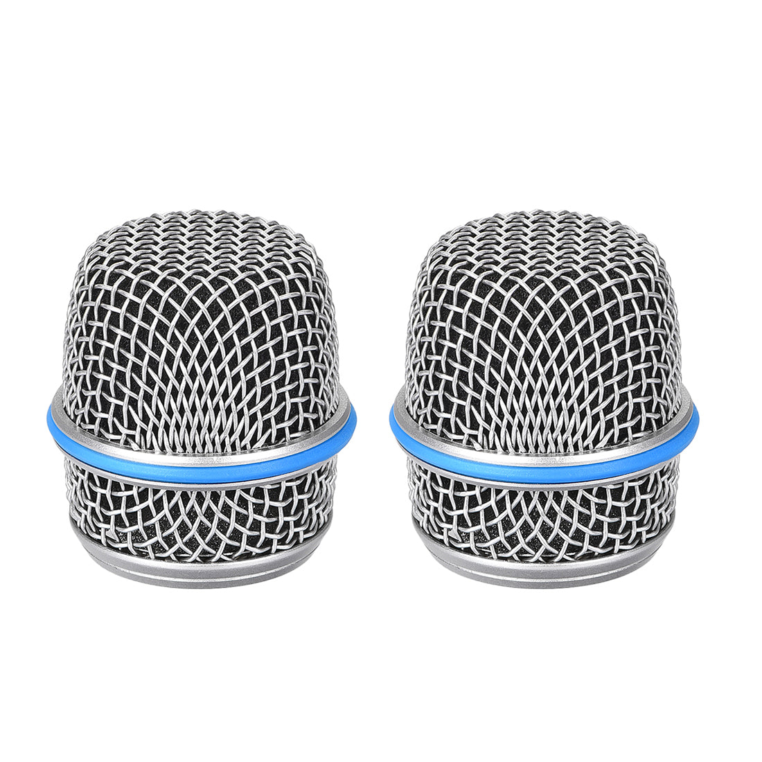 uxcell Uxcell 2pcs Microphone Mesh Grill Metal Windscreen with Black Interior Foam Filter for Beta 57A