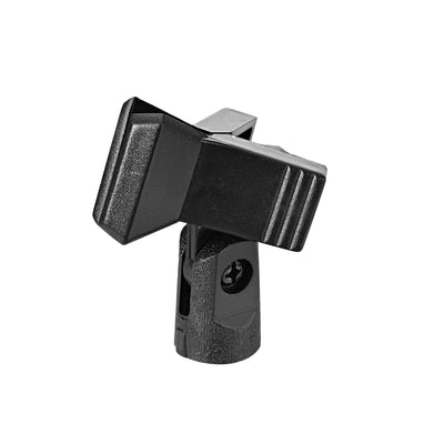 Harfington Uxcell 4Pcs Universal Microphone Mic Clip Holder for 40mm Mic Stand Handheld  15mm Thread Dia