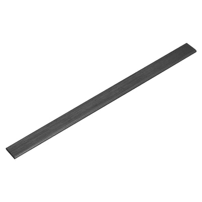 Harfington Uxcell Carbon Fiber Strip Bars 3x15mm 200mm Length Pultruded Carbon Fiber Strips for Kites, RC Airplane 1 Pcs