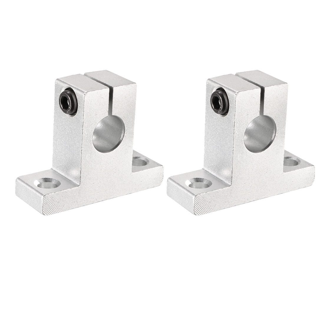 uxcell Uxcell 2PCS SK10 Linear Motion Rail Clamping Rod Rail Guide Support for 10mm Dia Shaft