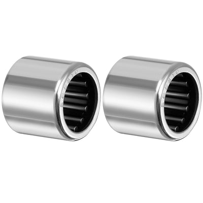 Harfington Uxcell Needle Roller Bearings, Open End Stamping Steel Drawn Cup Inch