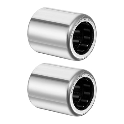 Harfington Uxcell Needle Roller Bearings, Chrome Steel Needles One Way Clutch Bearing Assembly Inch