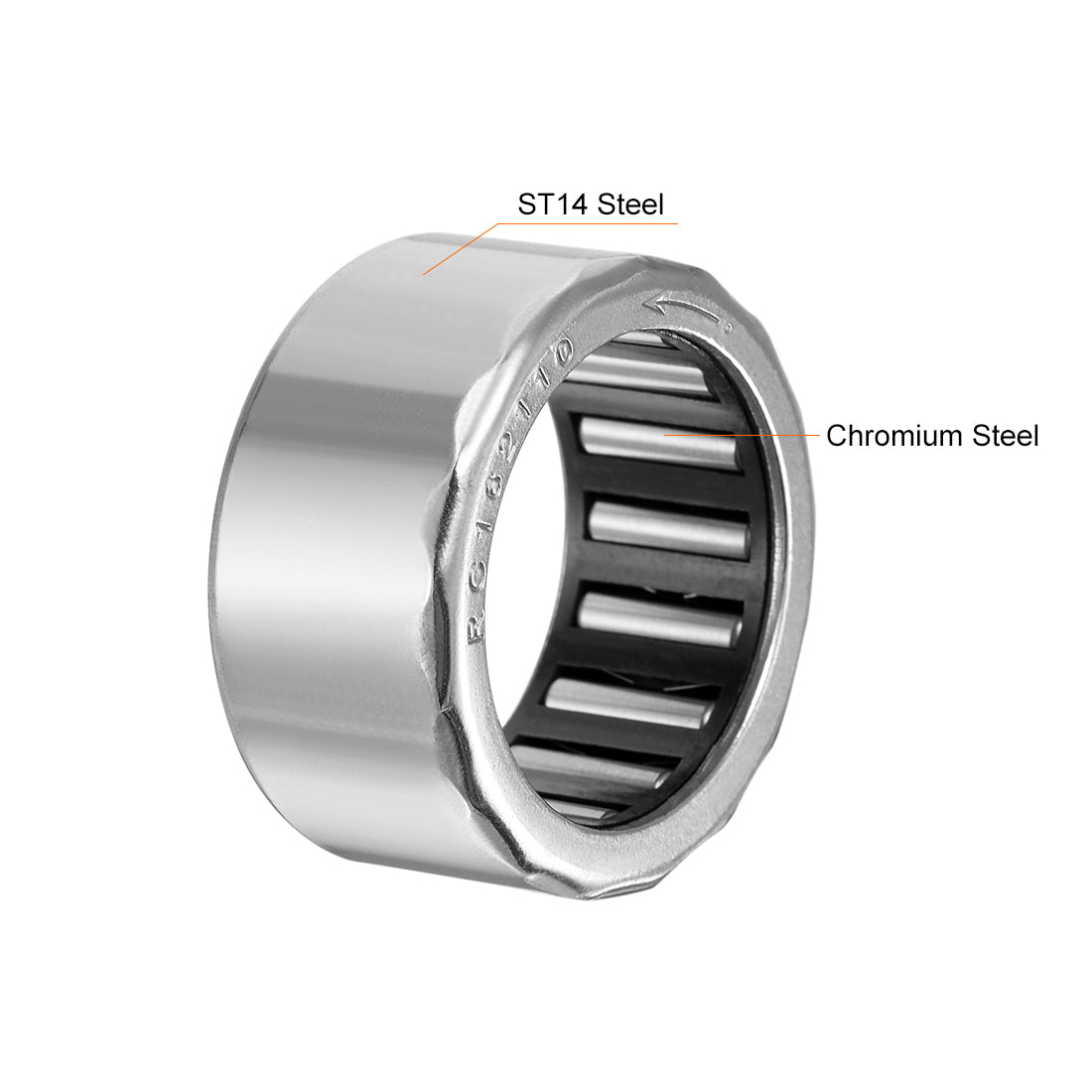 uxcell Uxcell RC101410 Needle Roller Bearings, One Way Bearing, 5/8" Bore 7/8" OD 5/8" Width