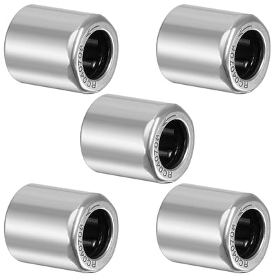uxcell Uxcell RC040708 Needle Roller Bearings, One Way Bearing, 1/4" Bore 7/16" OD 1/2" Width 5pcs