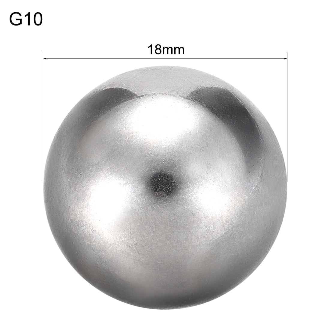uxcell Uxcell Precision Balls 11mm Solid Chrome Steel G10 for Ball Bearing Wheel 10pcs