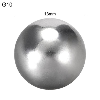 Harfington Uxcell Precision Balls 11mm Solid Chrome Steel G10 for Ball Bearing Wheel 10pcs
