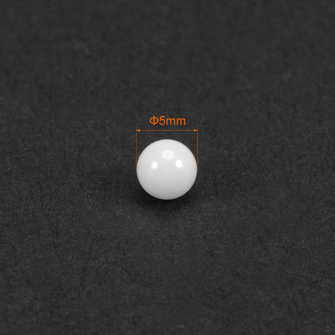 Uxcell Uxcell 5mm Ceramic Bearing Balls, ZRO2 Zirconium Oxide Ball G5 Precision 10pcs