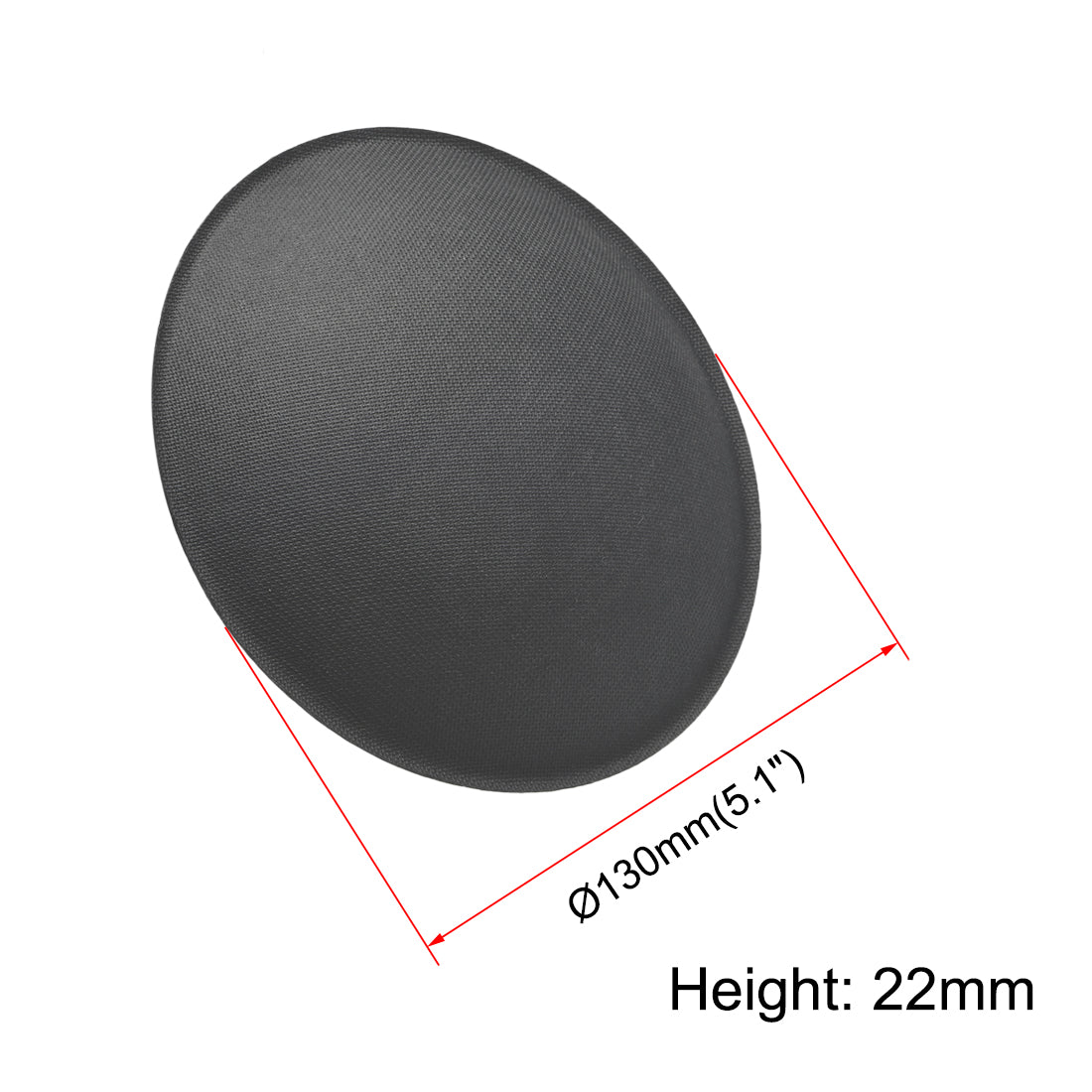 uxcell Uxcell Speaker Dust Cap 130mm/5" Diameter Subwoofer Paper Dome Coil Cover Caps 2 Pcs