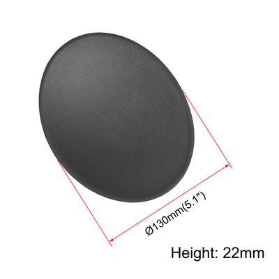 Harfington Uxcell Speaker Dust Cap 130mm/5" Diameter Subwoofer Paper Dome Coil Cover Caps 2 Pcs